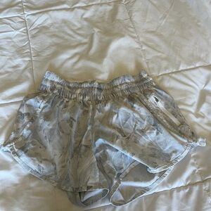 lululemon athletica Camouflage Gray Athletic Shorts
